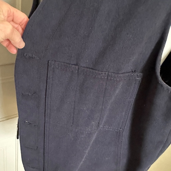Filson VTG Men's Moleskin Vest, Navy, Unworn New, Size 46 - Picture 3 of 6